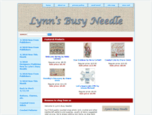 Tablet Screenshot of lynnscrossstitch.com